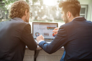 Business people discussing about startup new project. Business a
